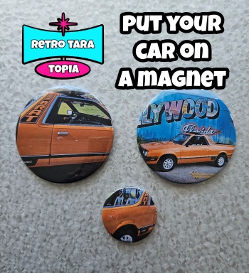 personalized car magnet, put your car on a magnet, classic car magnets